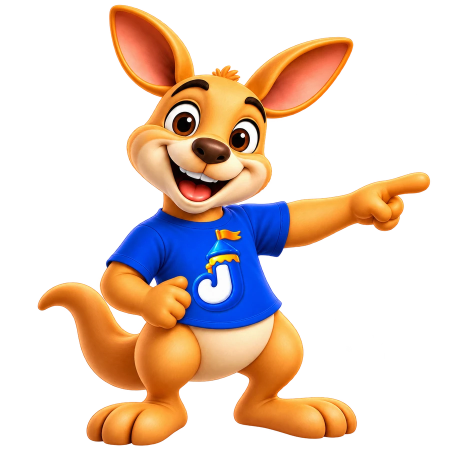 Jumpy apontando para a localização